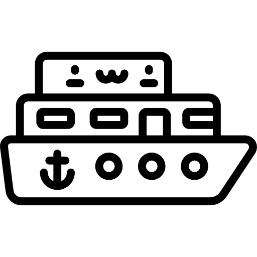 Ship kawaii ships yacht icon