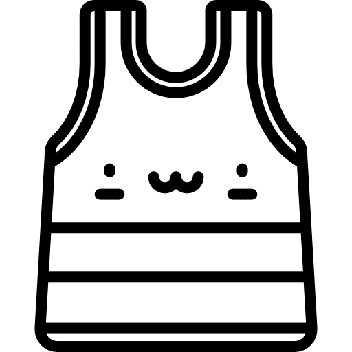 Shirt garment sleeveless clothes icon