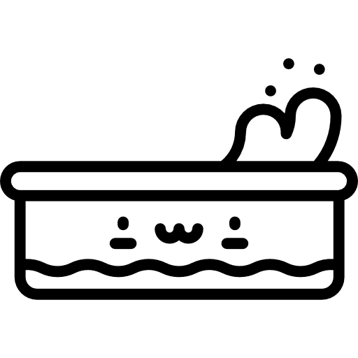 Pool swim ladder step ladder icon