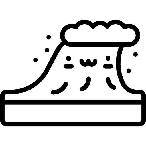 Wave river weather inland icon