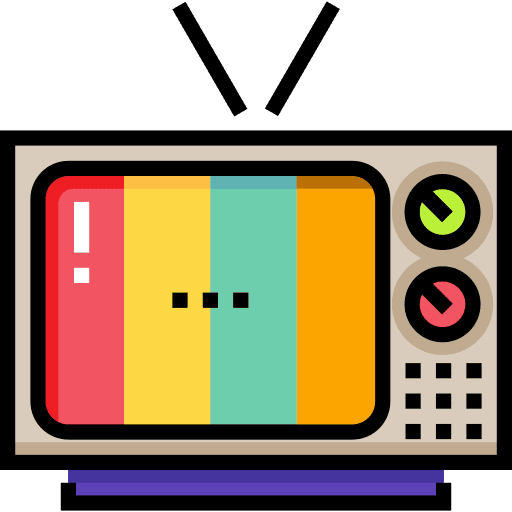 Television antique tv retro icon