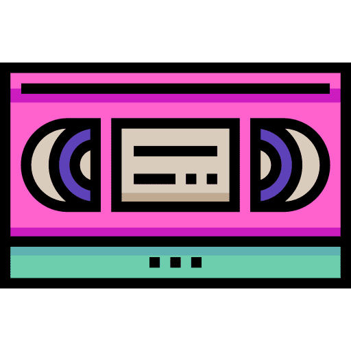 Videotape cinema electronics movie icon