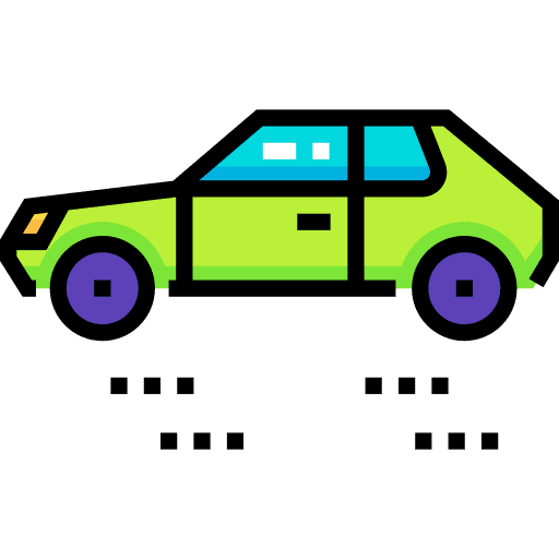 Car automobile transport transportation icon