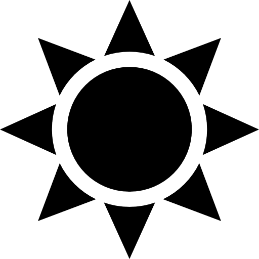 Sun weather summer summertime icon