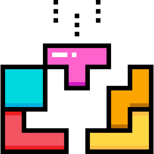 Tetris rectangles tetris shapes icon