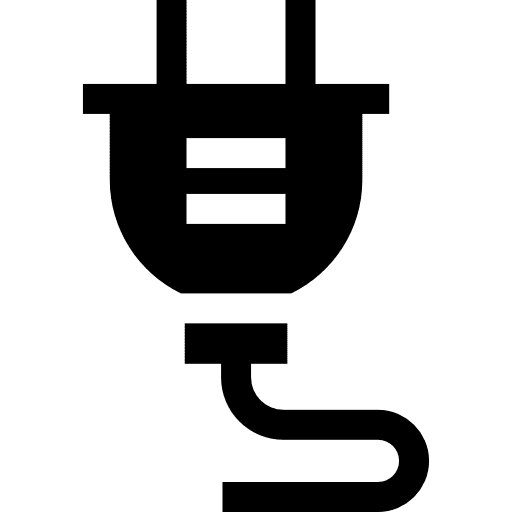 Plug energy electronics electricity icon