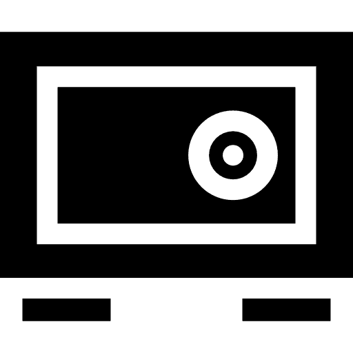 Safebox bank banking tools and utensils icon