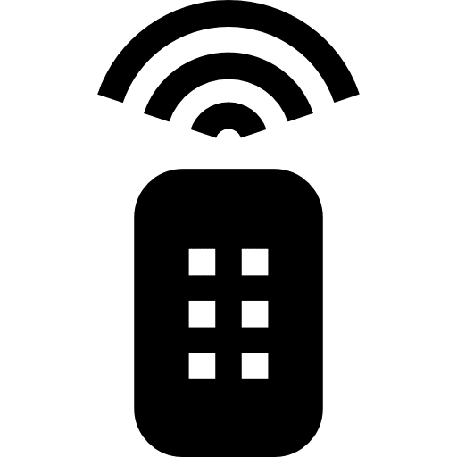 Remote control electronics television wireless icon