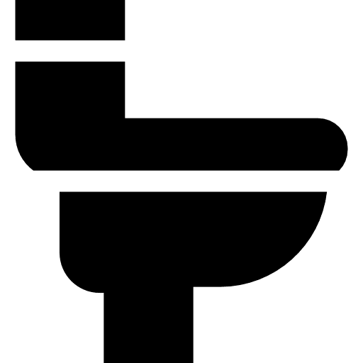 Toilet bathroom washroom toilet icon