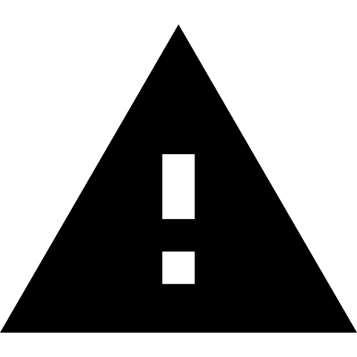 Alert exclamation signaling warning icon