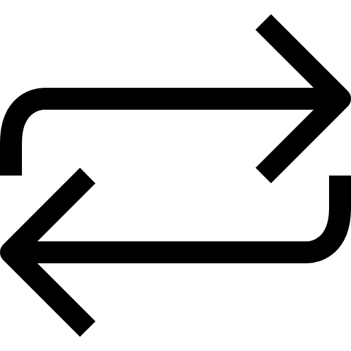 Exchange convert arrow replace icon