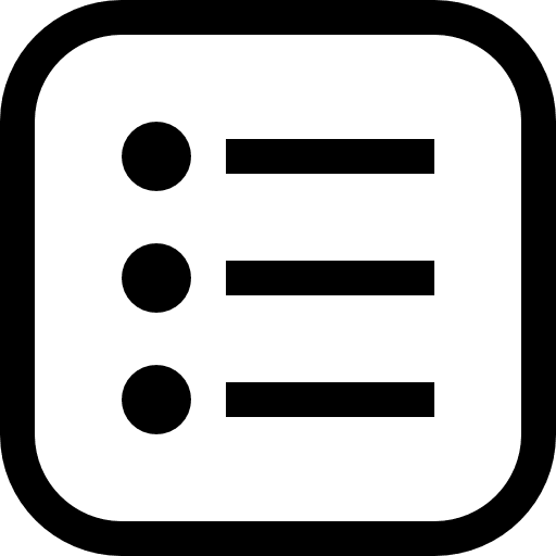 List file archive interface icon