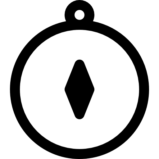 Compass orientation miscellaneous direction icon