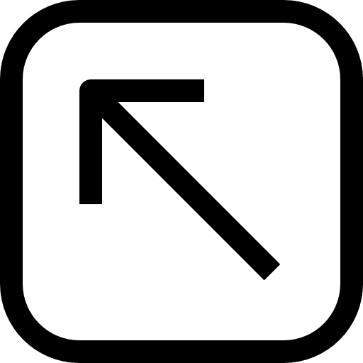 Diagonal arrow multimedia orientation arrows icon