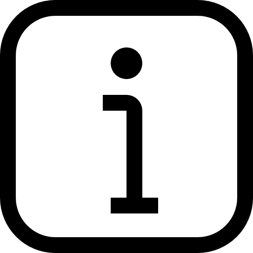 Info orientation letter i ui icon