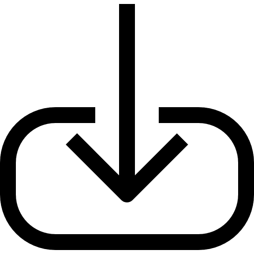 Down arrow multimedia option multimedia orientation icon