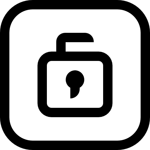 Padlock lock security padlock icon