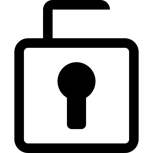 Padlock locked padlock security icon