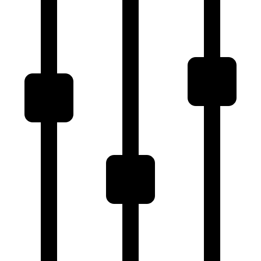 Levels controls adjust adjustment icon