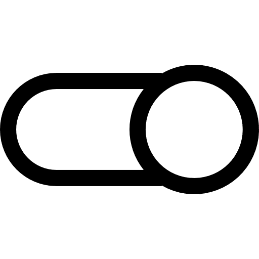 Switch activation button switch icon