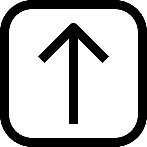 Up arrow interface upload up arrow icon