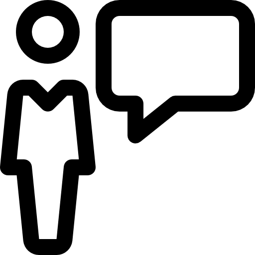 Chat communications multimedia conversation icon