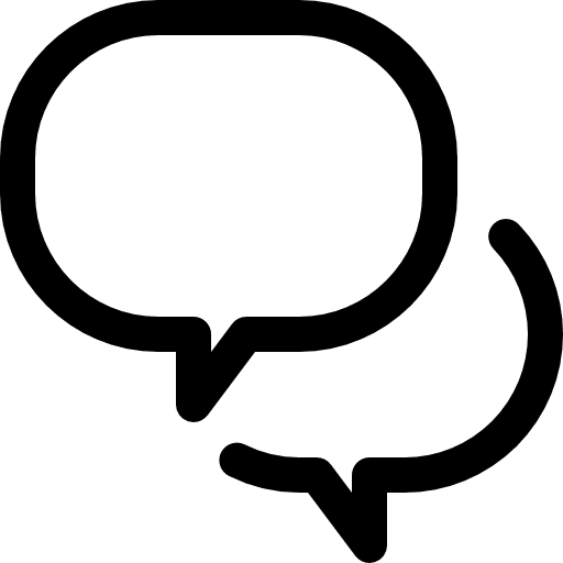 Chat conversation speech bubble multimedia icon