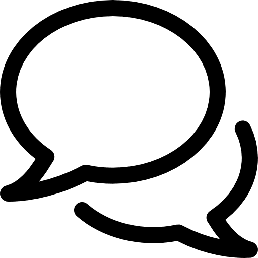 Chat multimedia chat communications icon