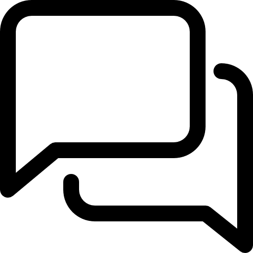 Chat multimedia topics communications icon