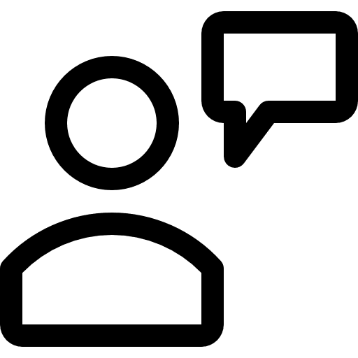 Chat speech bubble multimedia conversation icon