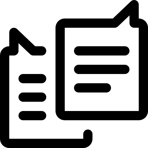 Chat communications chat conversation icon