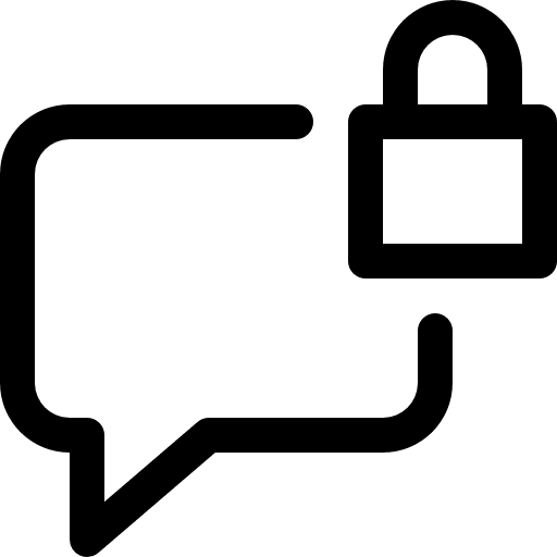 Chat conversation communication speech bubble icon