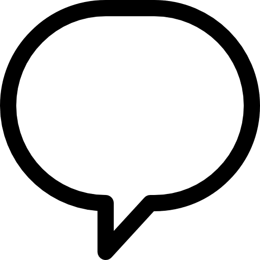 Chat speech bubble multimedia communication icon