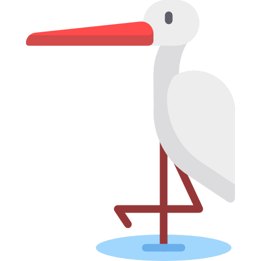 Heron nature animal animals icon