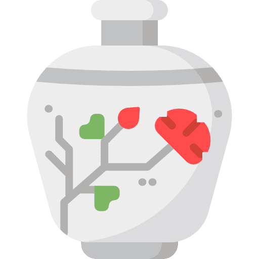 Vase ancient furniture and household art icon