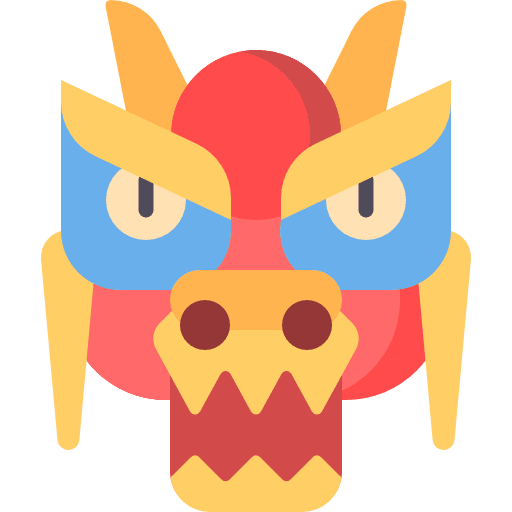 Dragon chinese character animals icon
