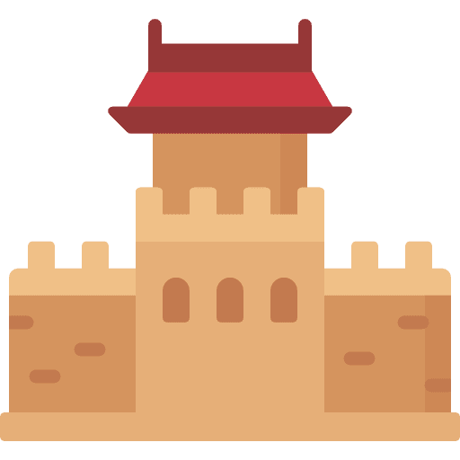 Great wall of china monuments structure chinese icon