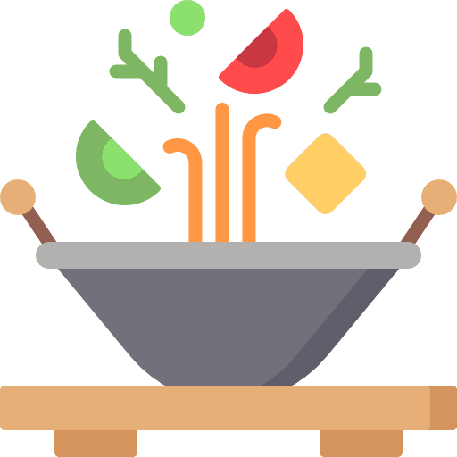 Wok exotic wok asian icon