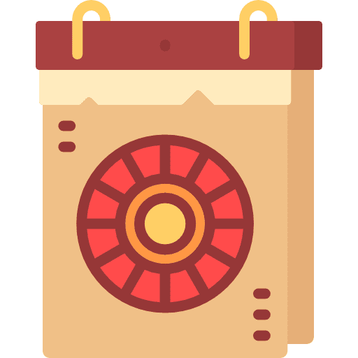 Calendar time and date cultures china icon