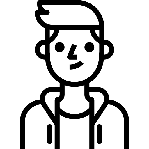 Boy user man people icon
