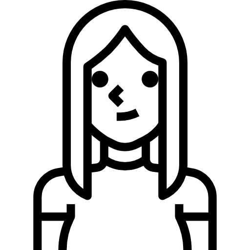 Woman profile people girl icon