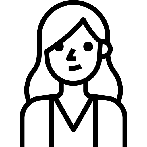 Woman user young people icon