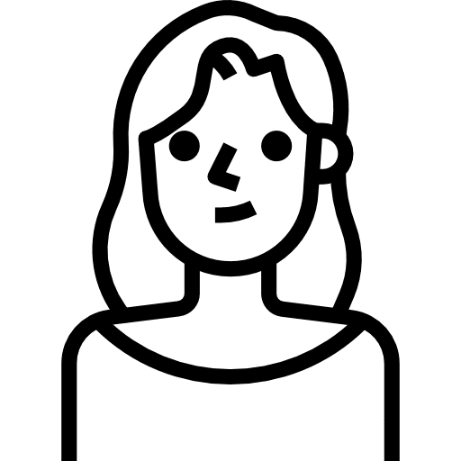 Woman young girl profile icon