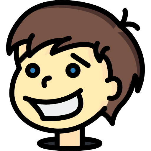 Boy social boy happy icon