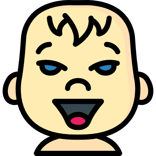 Baby social people user icon