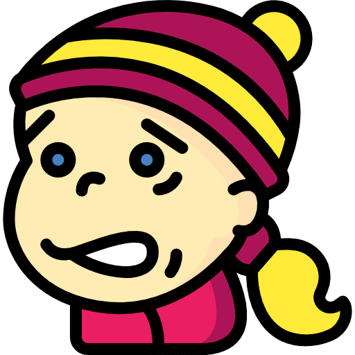 Girl cold girl profile icon