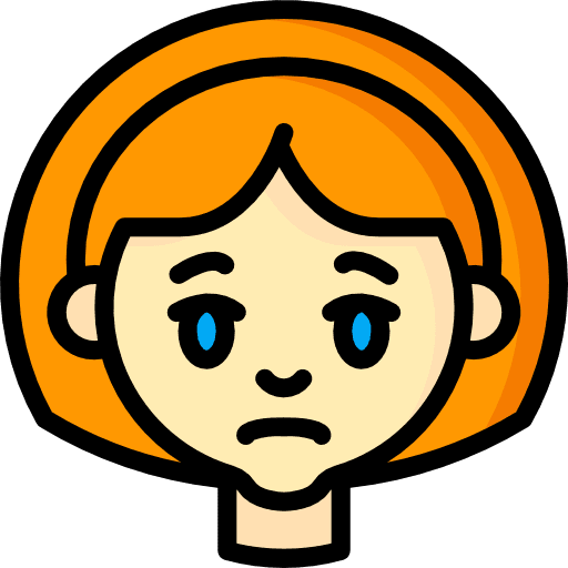 Girl social profile avatar icon