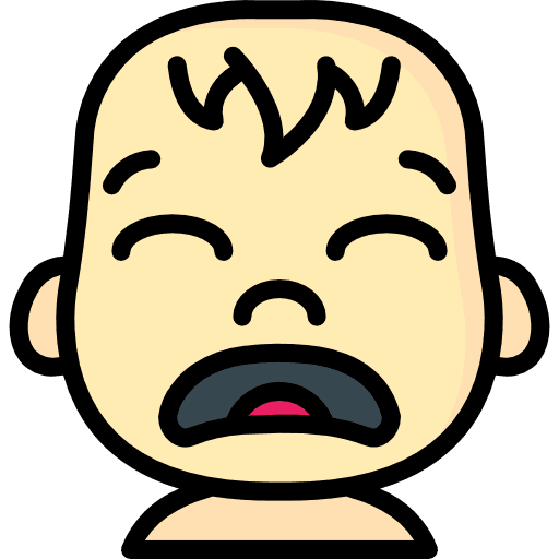 Baby user social profile icon