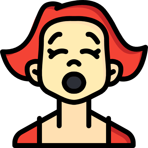 Woman avatar user profile icon