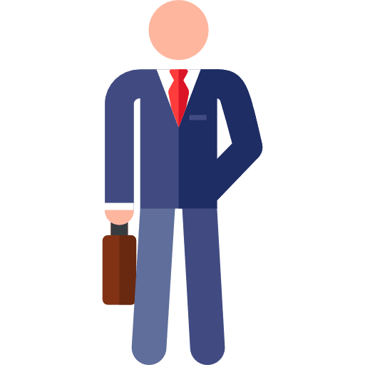 Businessman pictograms humanpictos sales person icon